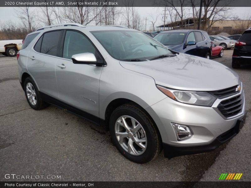 Silver Ice Metallic / Jet Black 2020 Chevrolet Equinox LT AWD