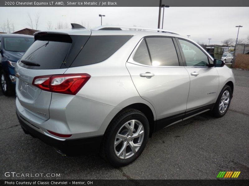 Silver Ice Metallic / Jet Black 2020 Chevrolet Equinox LT AWD