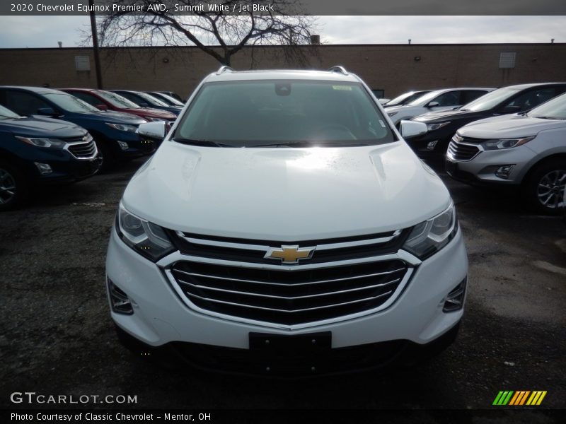 Summit White / Jet Black 2020 Chevrolet Equinox Premier AWD
