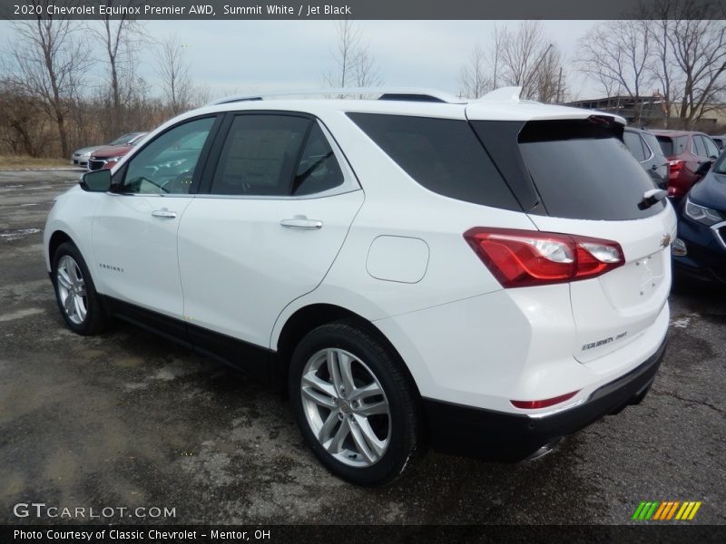 Summit White / Jet Black 2020 Chevrolet Equinox Premier AWD