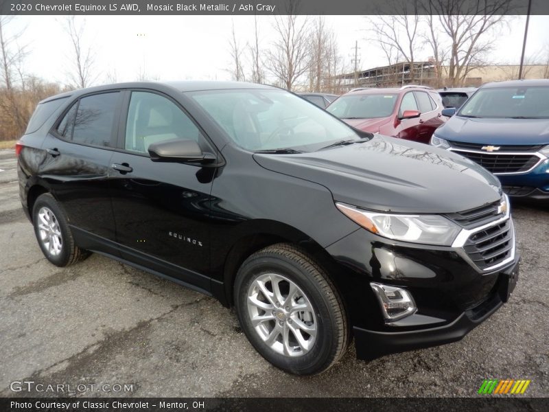 Mosaic Black Metallic / Ash Gray 2020 Chevrolet Equinox LS AWD