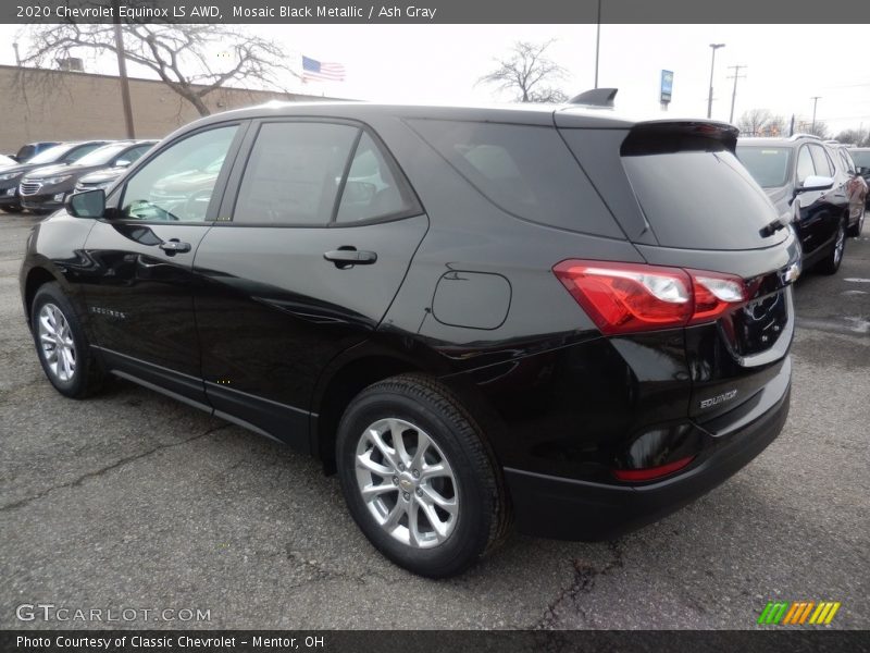Mosaic Black Metallic / Ash Gray 2020 Chevrolet Equinox LS AWD