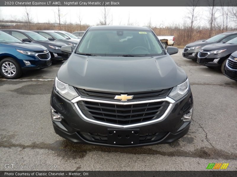 Nightfall Gray Metallic / Jet Black 2020 Chevrolet Equinox LT AWD