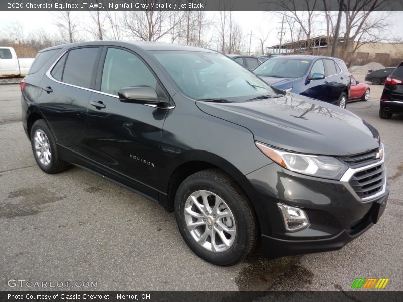Nightfall Gray Metallic / Jet Black 2020 Chevrolet Equinox LT AWD