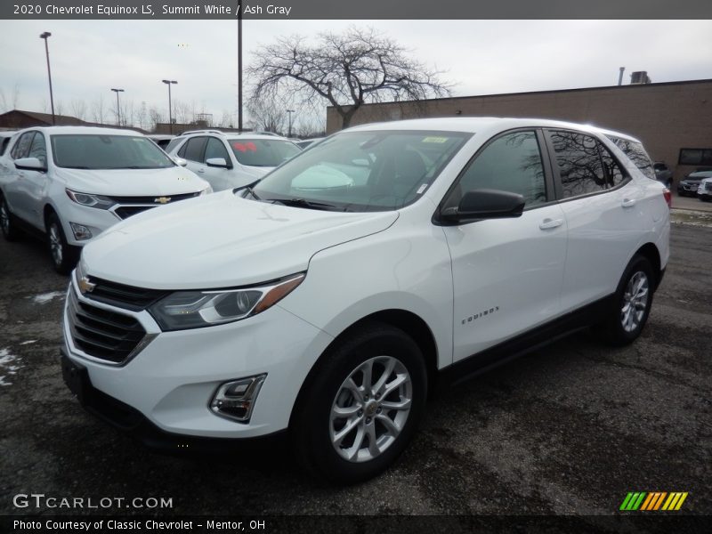 Summit White / Ash Gray 2020 Chevrolet Equinox LS