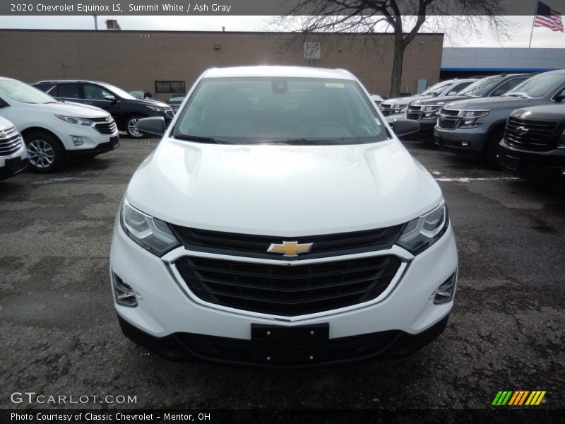 Summit White / Ash Gray 2020 Chevrolet Equinox LS