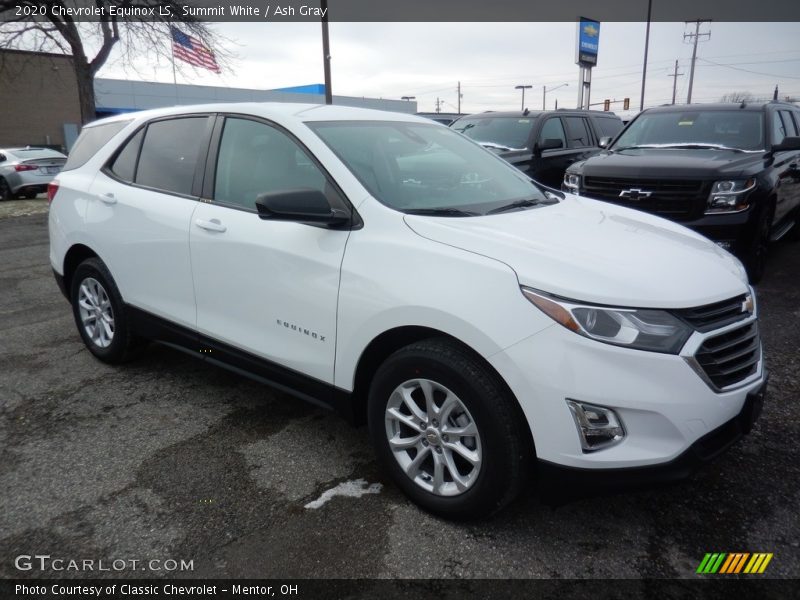 Summit White / Ash Gray 2020 Chevrolet Equinox LS