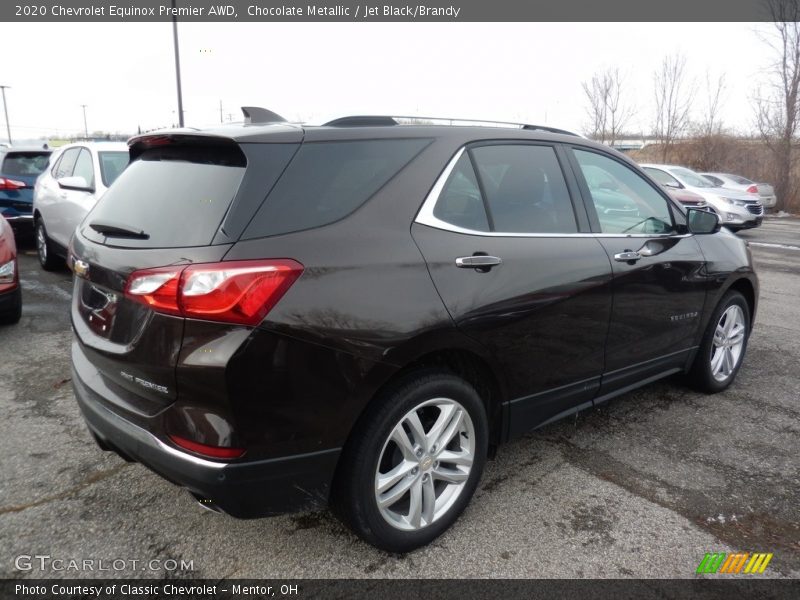 Chocolate Metallic / Jet Black/Brandy 2020 Chevrolet Equinox Premier AWD