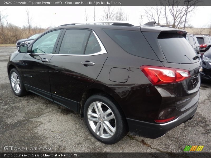 Chocolate Metallic / Jet Black/Brandy 2020 Chevrolet Equinox Premier AWD
