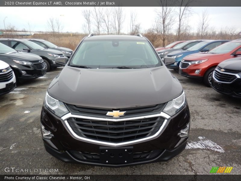 Chocolate Metallic / Jet Black 2020 Chevrolet Equinox LT AWD