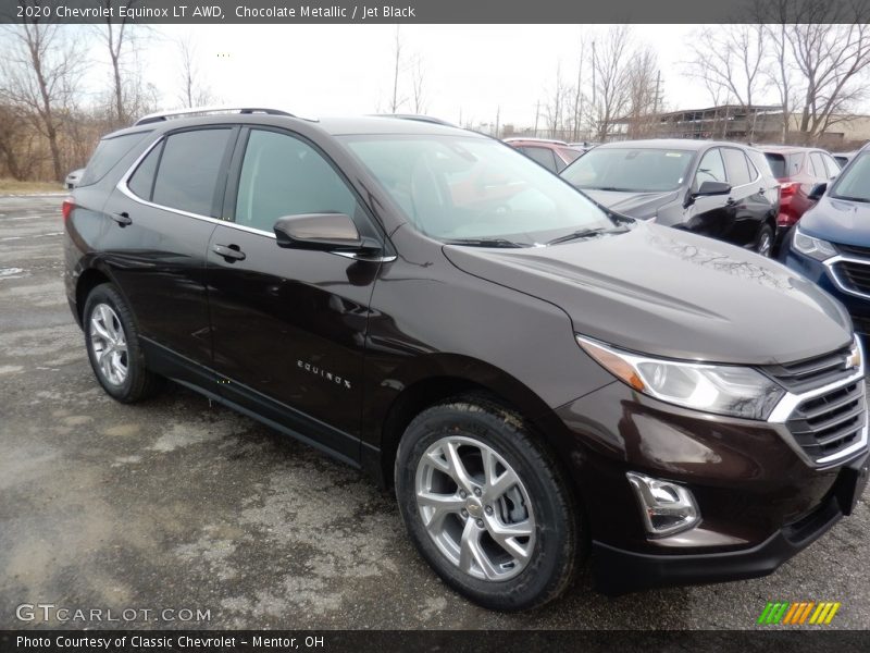 Chocolate Metallic / Jet Black 2020 Chevrolet Equinox LT AWD