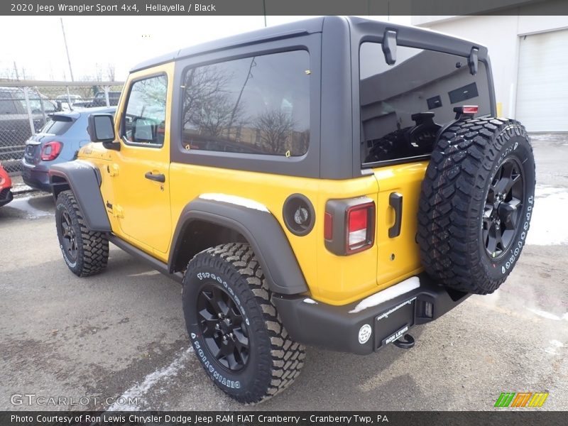 Hellayella / Black 2020 Jeep Wrangler Sport 4x4