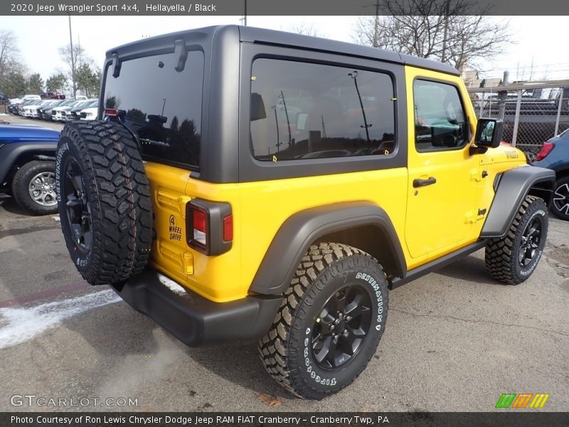 Hellayella / Black 2020 Jeep Wrangler Sport 4x4