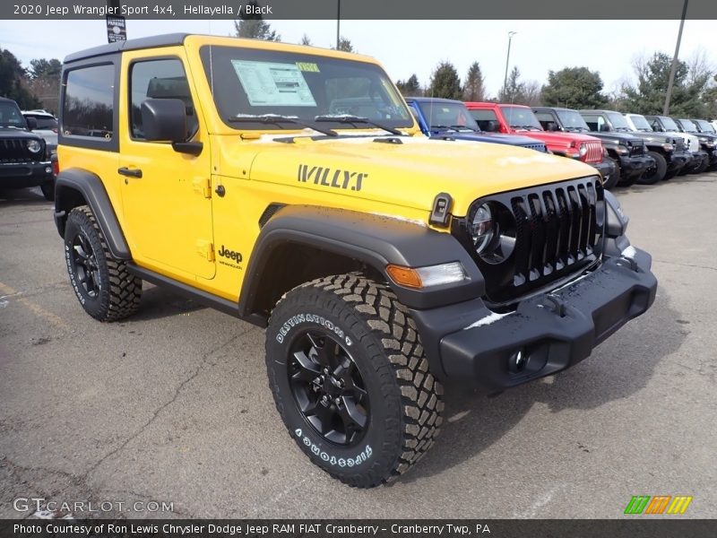 Front 3/4 View of 2020 Wrangler Sport 4x4