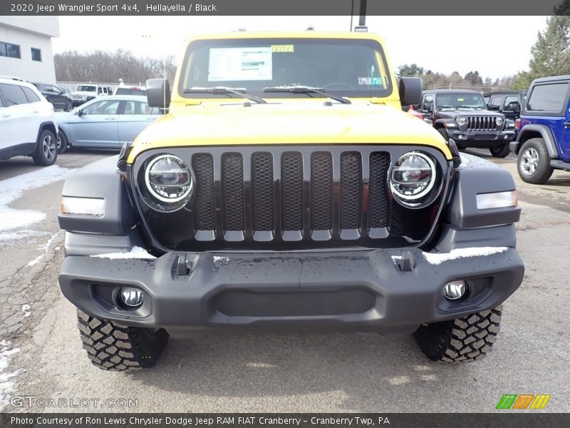 Hellayella / Black 2020 Jeep Wrangler Sport 4x4