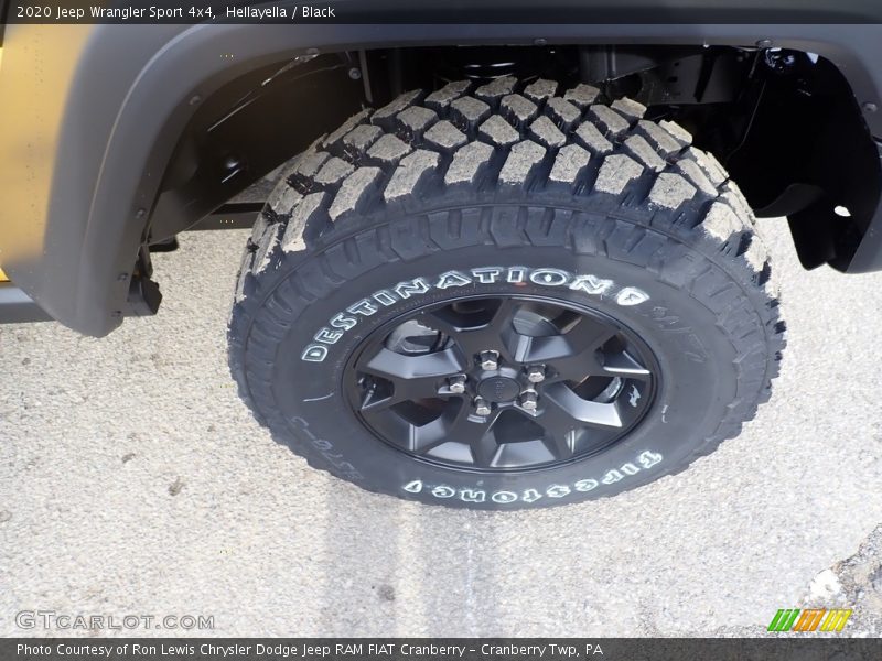 Hellayella / Black 2020 Jeep Wrangler Sport 4x4