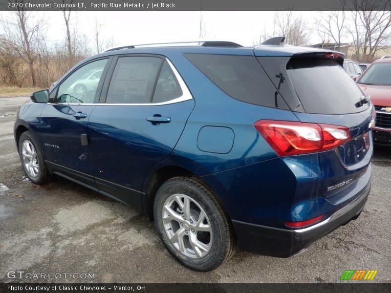 Pacific Blue Metallic / Jet Black 2020 Chevrolet Equinox LT