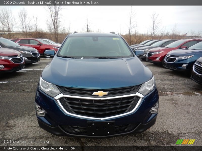 Pacific Blue Metallic / Jet Black 2020 Chevrolet Equinox LT AWD