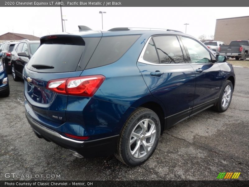 Pacific Blue Metallic / Jet Black 2020 Chevrolet Equinox LT AWD