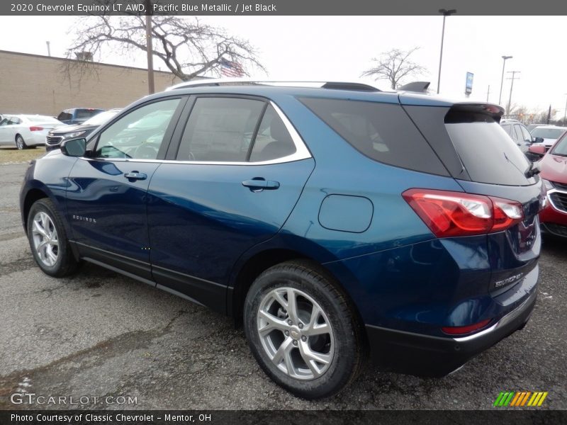 Pacific Blue Metallic / Jet Black 2020 Chevrolet Equinox LT AWD