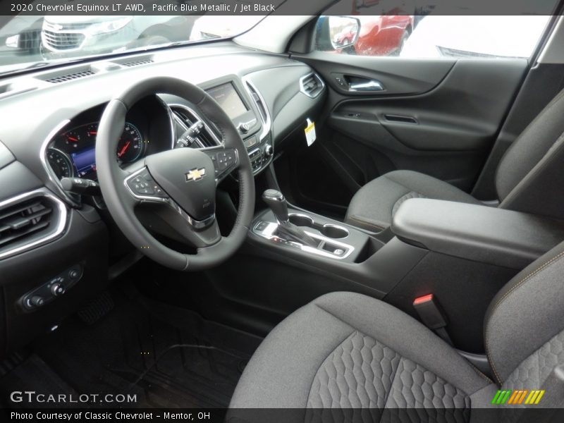 Pacific Blue Metallic / Jet Black 2020 Chevrolet Equinox LT AWD