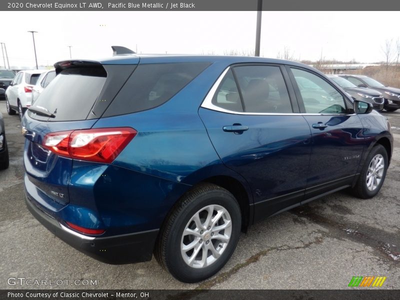 Pacific Blue Metallic / Jet Black 2020 Chevrolet Equinox LT AWD