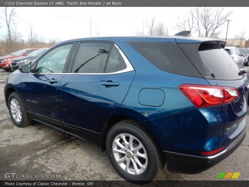 Pacific Blue Metallic / Jet Black 2020 Chevrolet Equinox LT AWD
