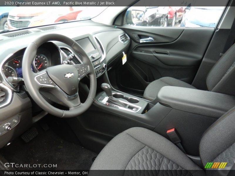 Pacific Blue Metallic / Jet Black 2020 Chevrolet Equinox LT AWD