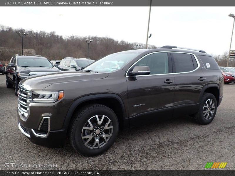 Smokey Quartz Metallic / Jet Black 2020 GMC Acadia SLE AWD