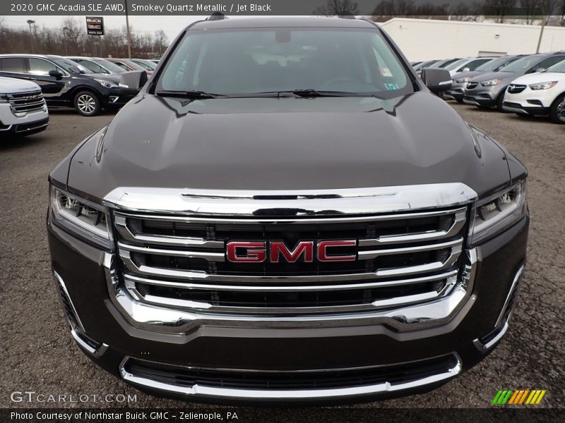 Smokey Quartz Metallic / Jet Black 2020 GMC Acadia SLE AWD