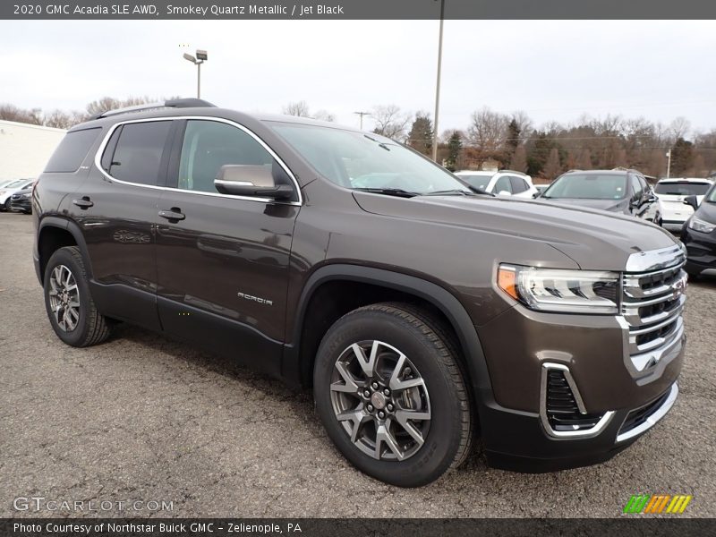 Smokey Quartz Metallic / Jet Black 2020 GMC Acadia SLE AWD