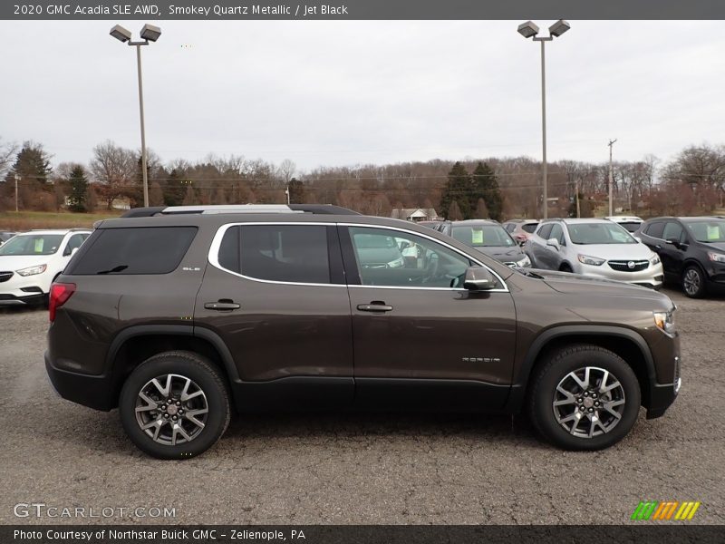 Smokey Quartz Metallic / Jet Black 2020 GMC Acadia SLE AWD