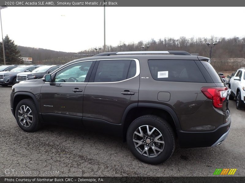 Smokey Quartz Metallic / Jet Black 2020 GMC Acadia SLE AWD