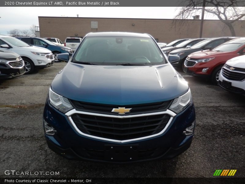 Pacific Blue Metallic / Jet Black 2020 Chevrolet Equinox LT AWD