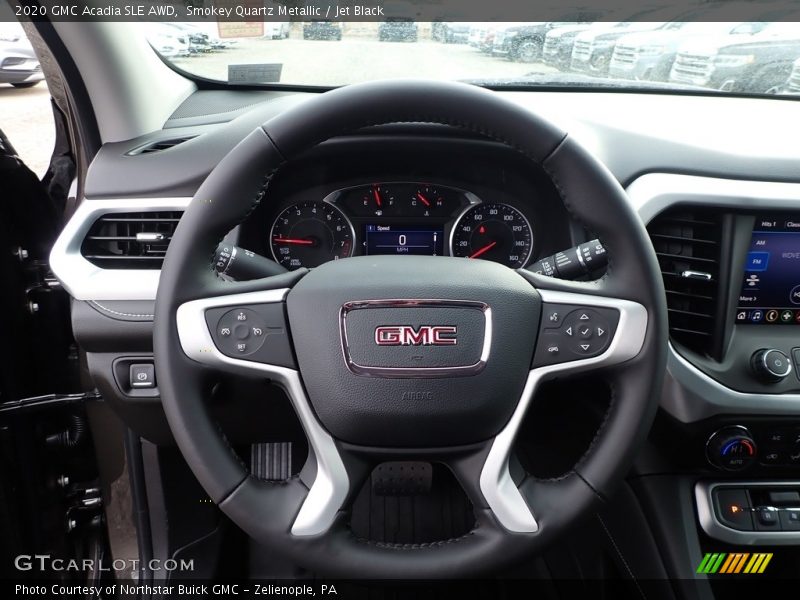 Smokey Quartz Metallic / Jet Black 2020 GMC Acadia SLE AWD