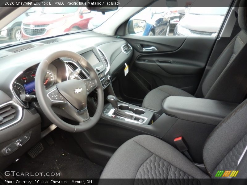 Pacific Blue Metallic / Jet Black 2020 Chevrolet Equinox LT AWD
