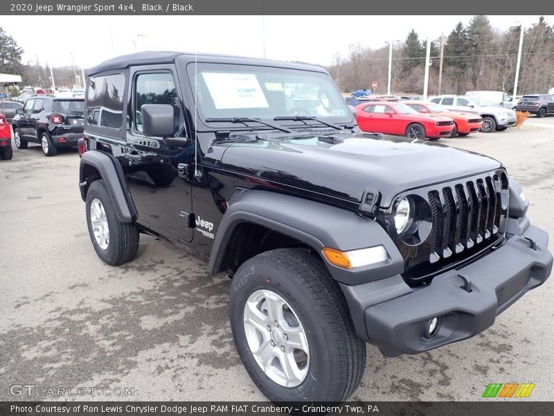 Black / Black 2020 Jeep Wrangler Sport 4x4