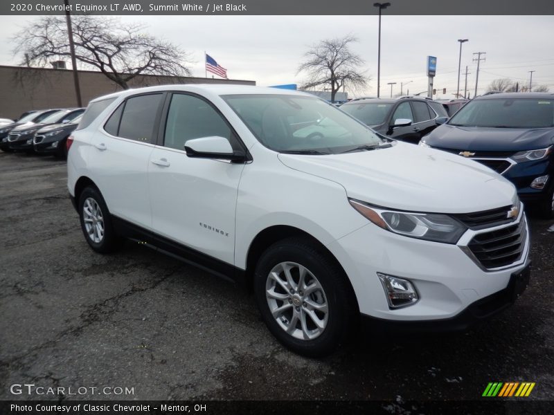 Summit White / Jet Black 2020 Chevrolet Equinox LT AWD