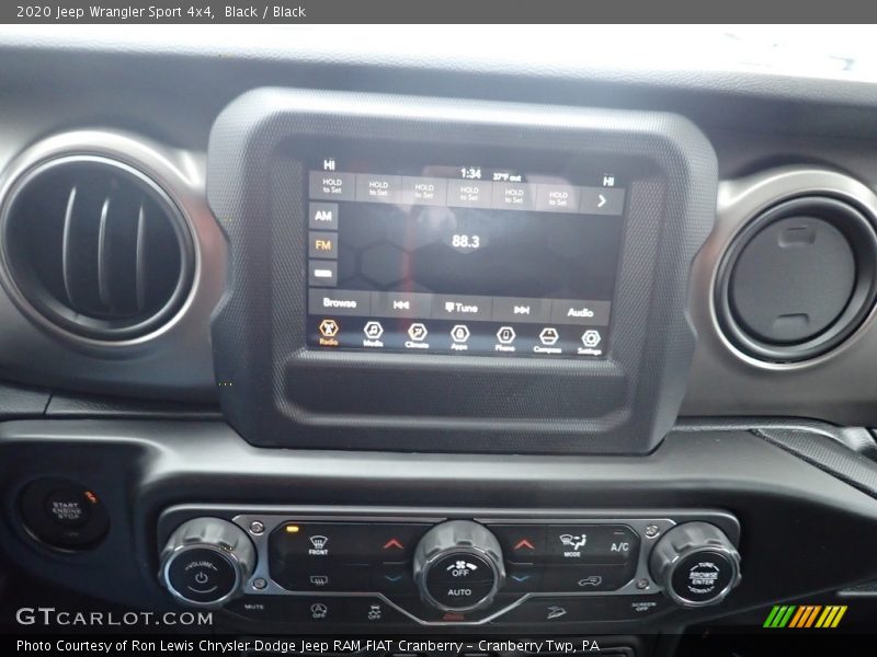 Black / Black 2020 Jeep Wrangler Sport 4x4