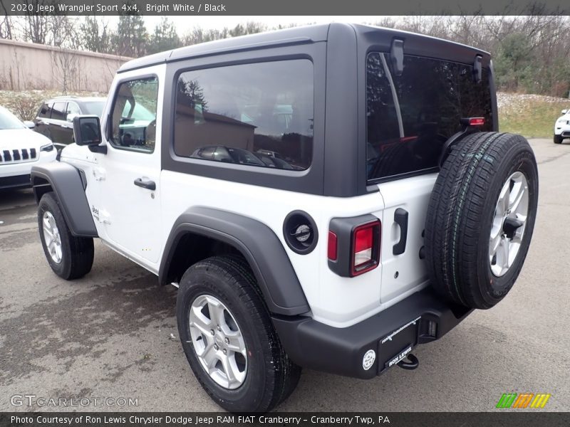 Bright White / Black 2020 Jeep Wrangler Sport 4x4