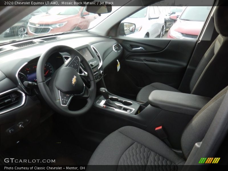 Mosaic Black Metallic / Jet Black 2020 Chevrolet Equinox LT AWD