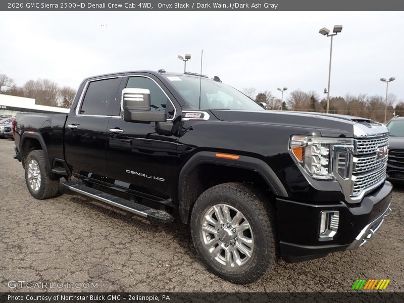 Onyx Black / Dark Walnut/Dark Ash Gray 2020 GMC Sierra 2500HD Denali Crew Cab 4WD