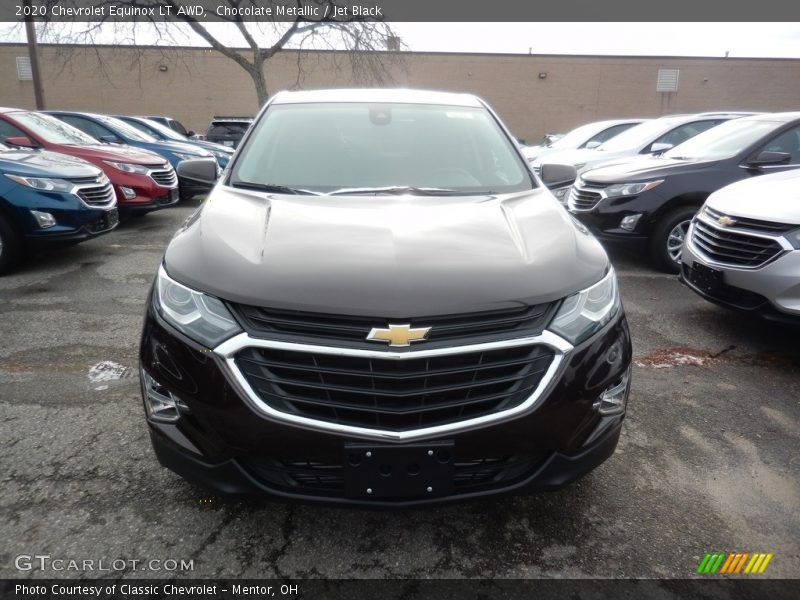 Chocolate Metallic / Jet Black 2020 Chevrolet Equinox LT AWD