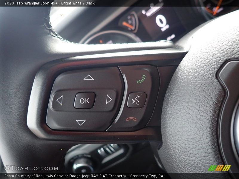 Bright White / Black 2020 Jeep Wrangler Sport 4x4