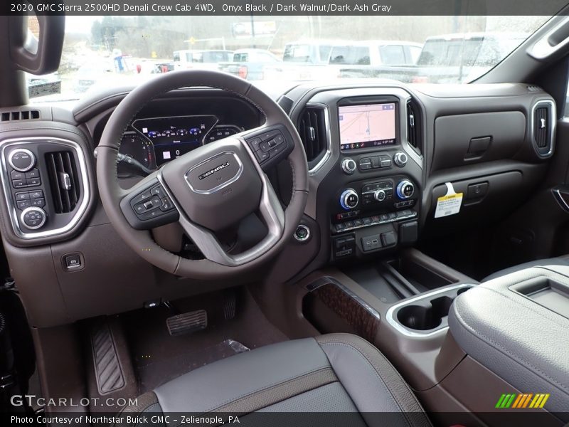 Onyx Black / Dark Walnut/Dark Ash Gray 2020 GMC Sierra 2500HD Denali Crew Cab 4WD