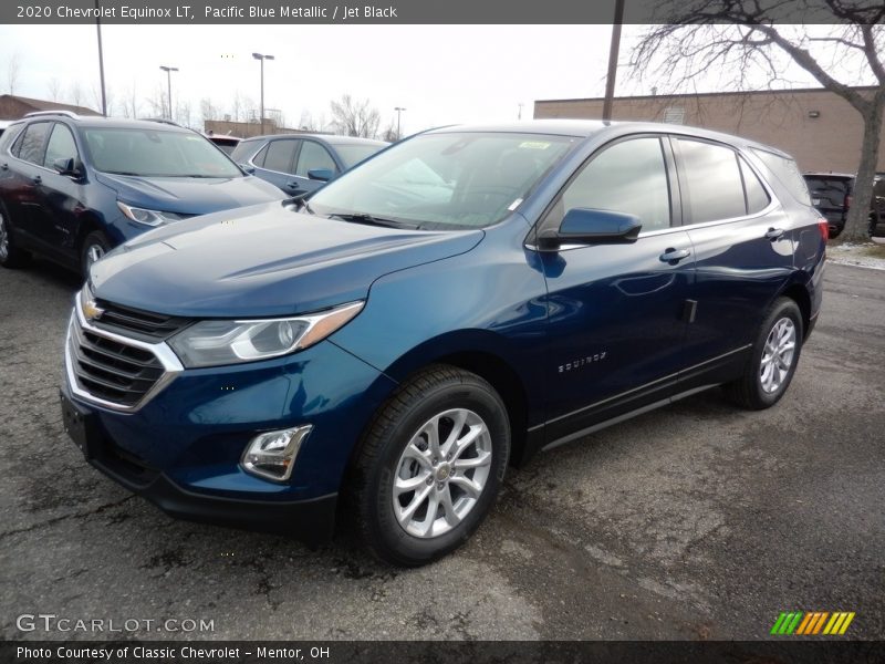Pacific Blue Metallic / Jet Black 2020 Chevrolet Equinox LT