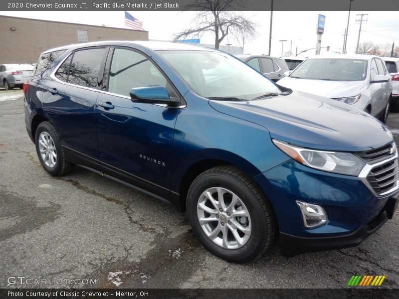 Pacific Blue Metallic / Jet Black 2020 Chevrolet Equinox LT