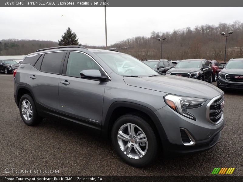 Satin Steel Metallic / Jet Black 2020 GMC Terrain SLE AWD