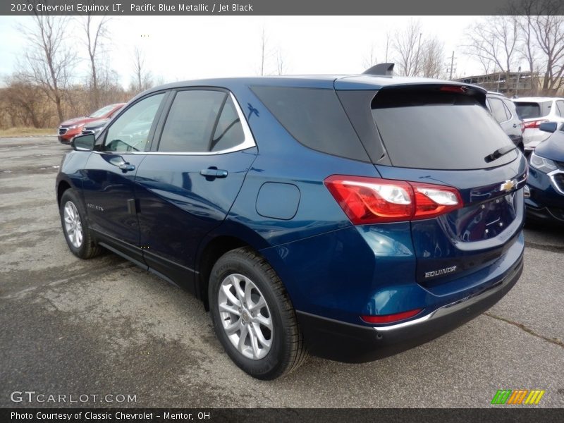 Pacific Blue Metallic / Jet Black 2020 Chevrolet Equinox LT