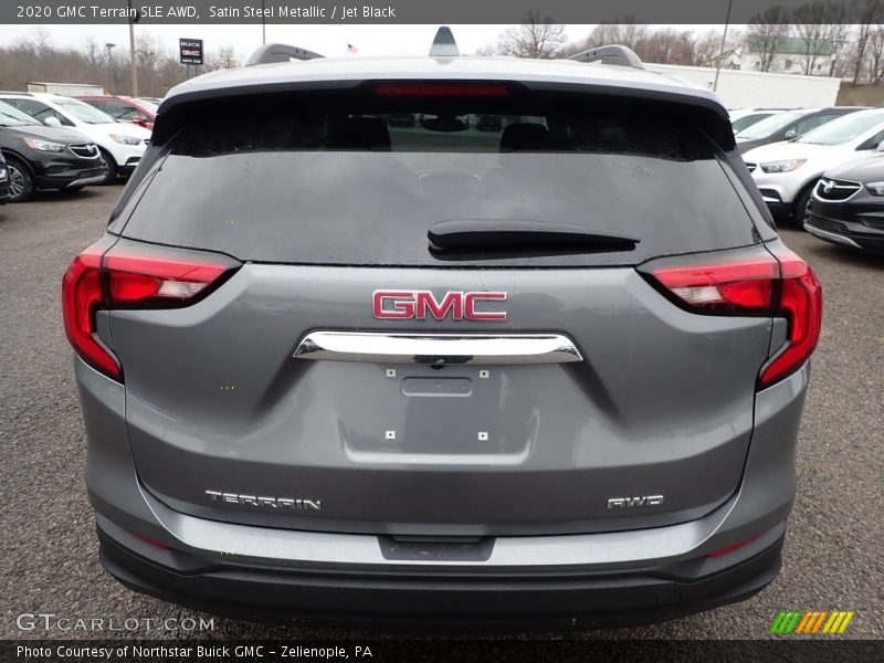 Satin Steel Metallic / Jet Black 2020 GMC Terrain SLE AWD